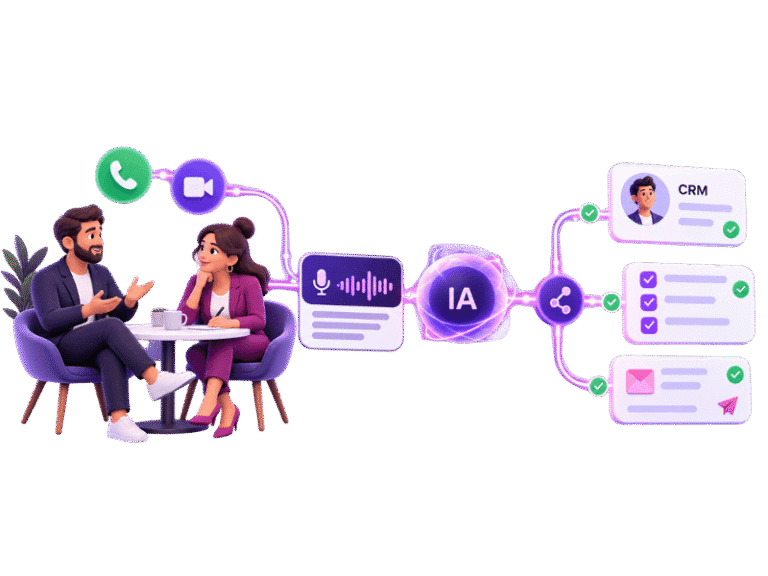 notetaker ia CRM header